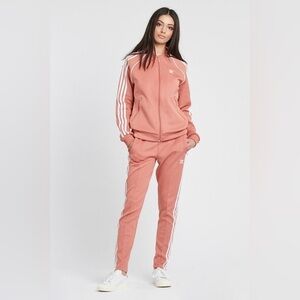 Adidas tracksuit- dusty pink